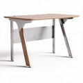 Wood and metal desk with dimensions 120 x 60 x 75cm for home office use